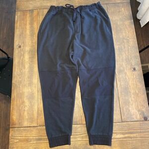 Cotopaxi Abrazo‎ Fleece Jogger Pants Black Men's Size XXL Drawstring Pockets Zip
